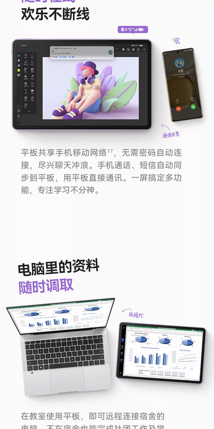 华为MatePad 2023款柔光版11英寸WiFi版曜石黑8GB+256GB 华为 华为MatePad 2023款柔光版11英寸WiFi版曜石黑8GB+256GB 华为