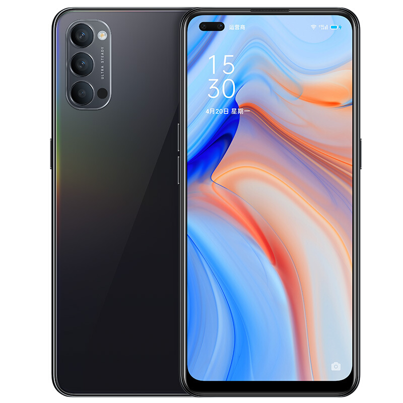 OPPO Reno 4 全网通5G版梦境黑8GB+128GB OPPO Reno 4 全网通5G版梦境黑